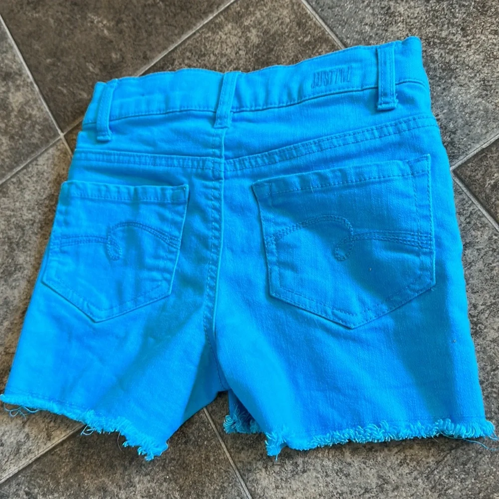JUSTICE Denim cutoffs
